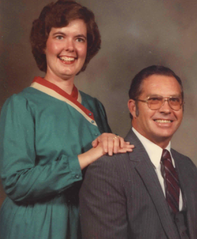 Undated photo of Dora and Jerome Faulkner 