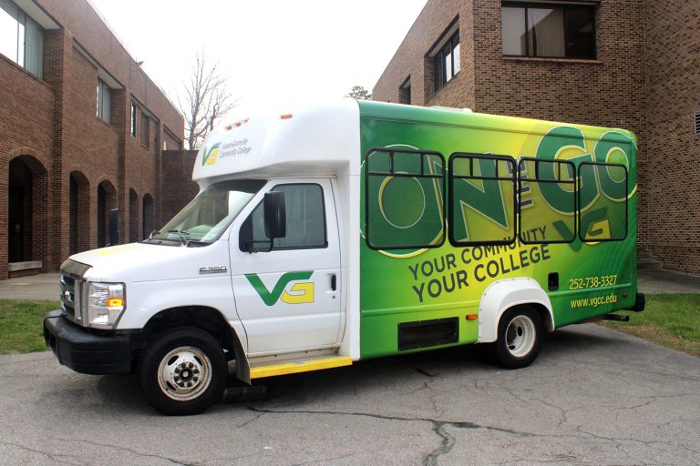 Exterior photo of Vance-Granville's On the Go Bus